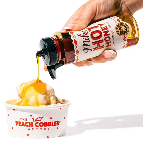 Peach Cobbler Factory Hot Honey Sauce
