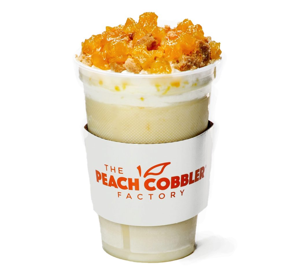 Mango Peach Cobbler Milkshake