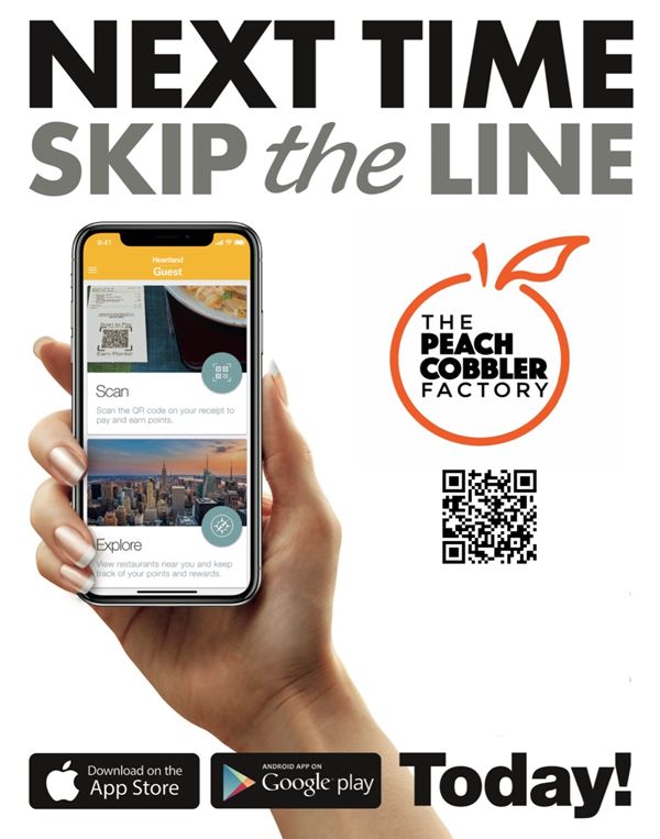 Peach Cobbler Factory Launches Mobile Online “Skip the Line” Ordering Program
